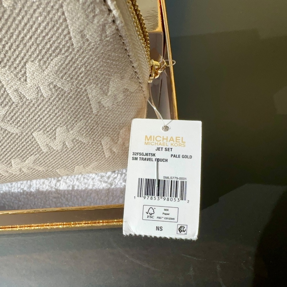 Michael Kors, Jet Set Small Travel Cosmetic Pouch, NWT - Picture 4 of 8